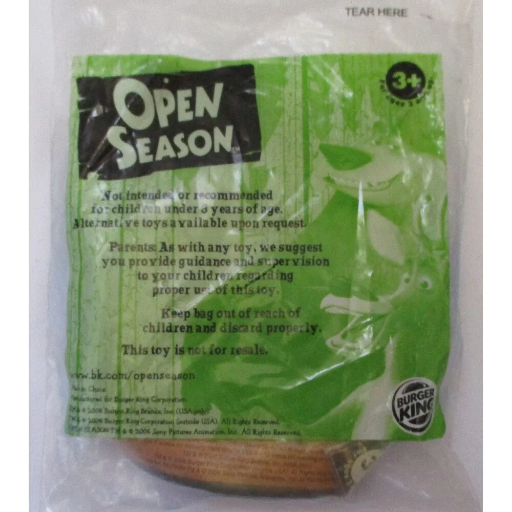 Burger King Open Season Starlight Stickers & Case 2006 NEW